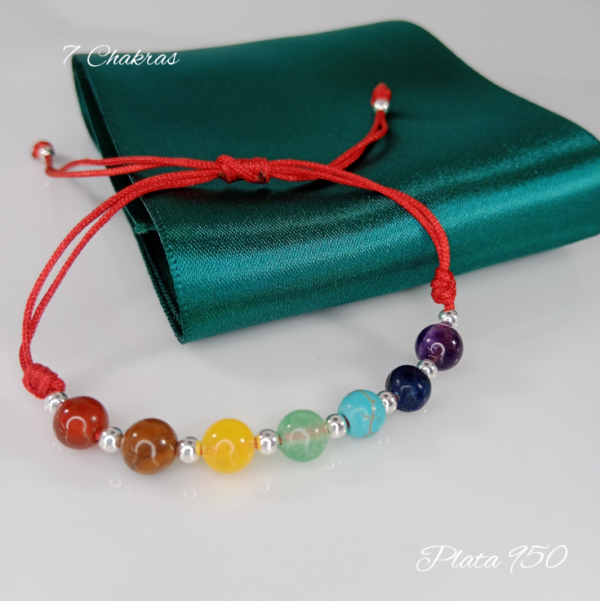 Pulsera Roja 7 Chakras