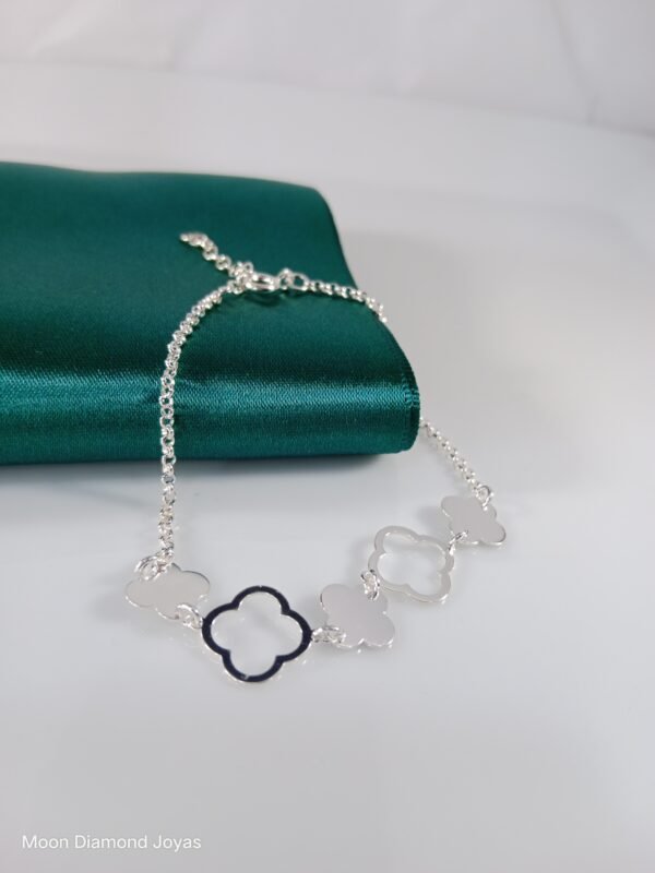 Pulsera Van Cleef plata 925 - Imagen 2