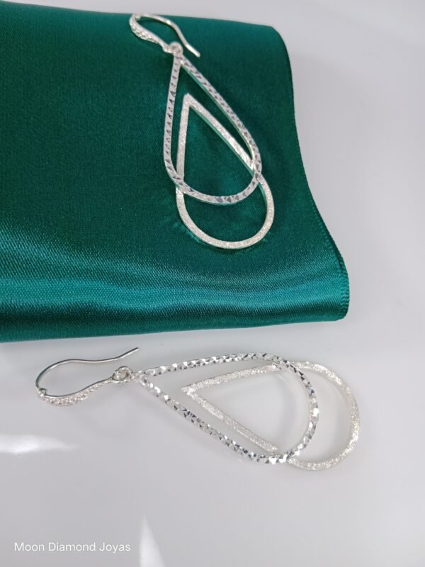 Aretes Doble Gota - Imagen 2