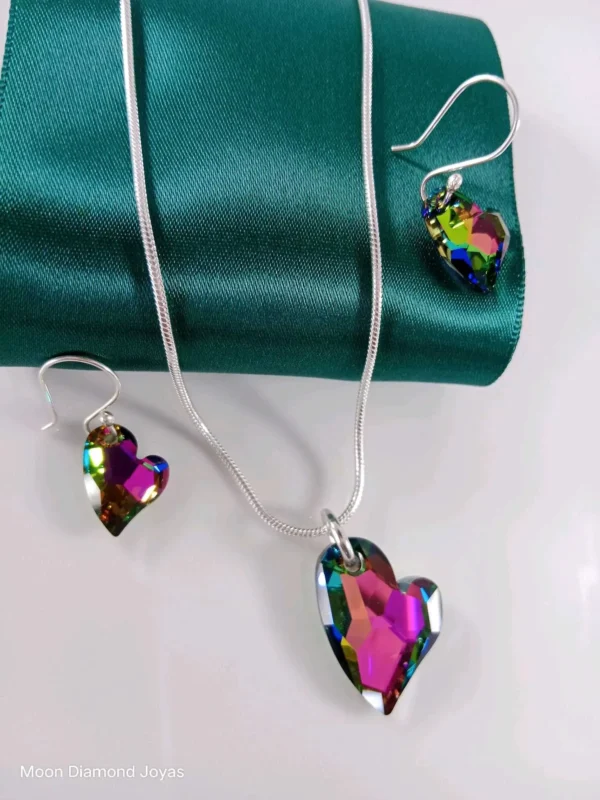 Corazones de Swarovski Tornasol