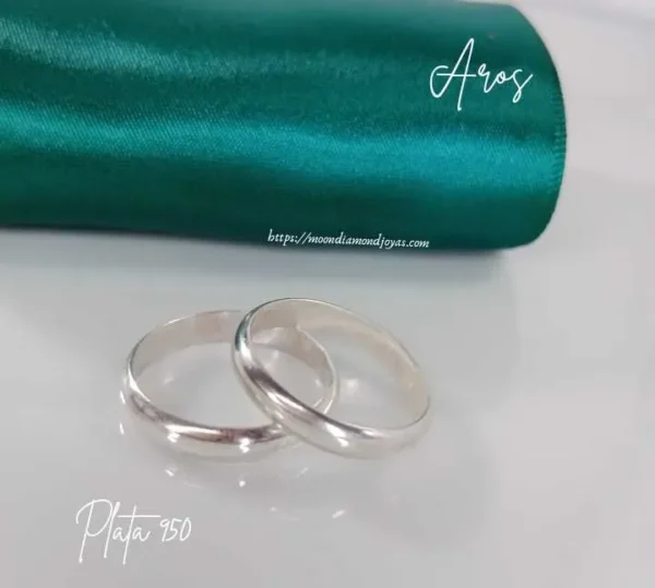 Sortijas Par Plata 950 Par