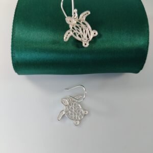ARETES TORTUGA FILIGRANA