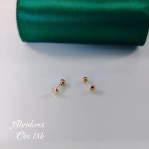 ABRIDORES LENTEJAS  DE ORO 18K