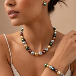 SET EDELMIRA PERLAS CHECAS